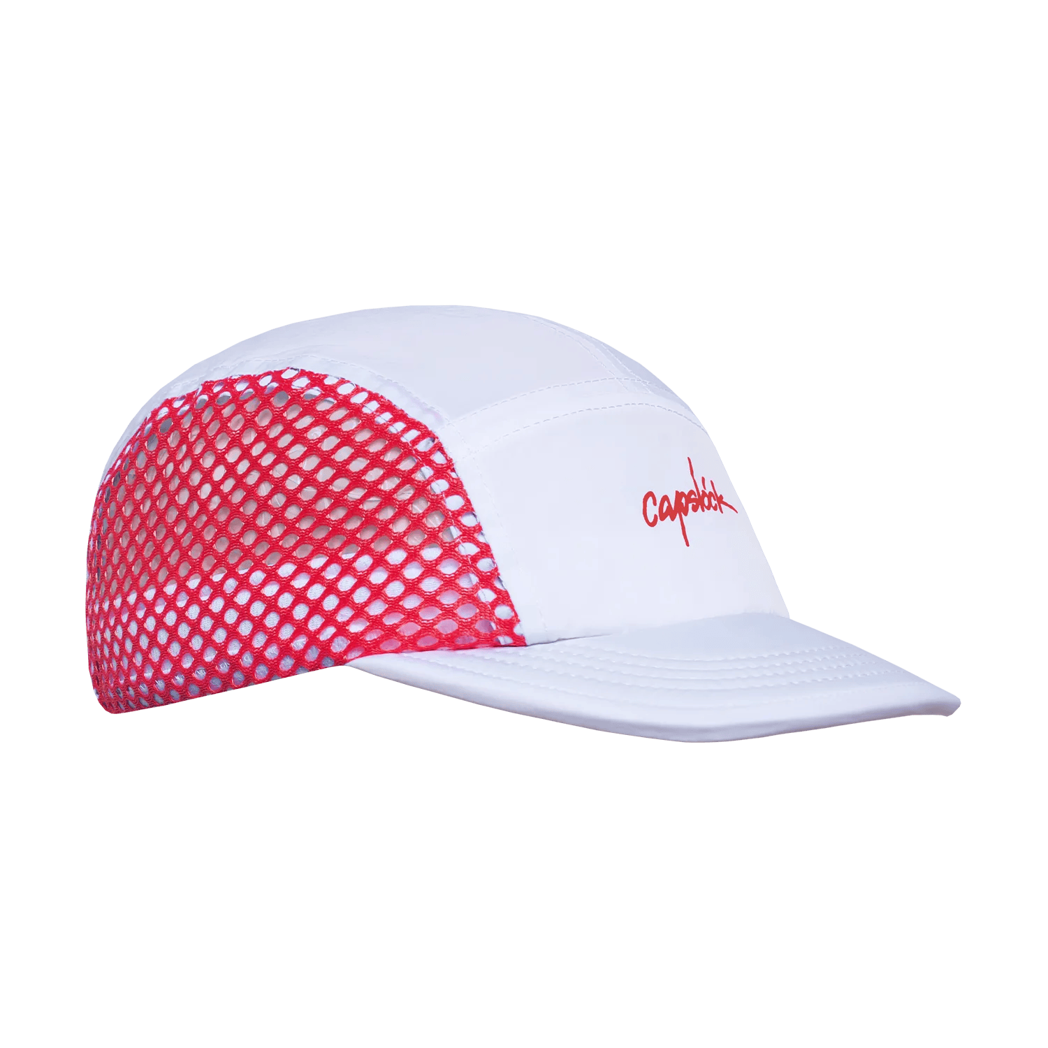 Two Dots - 5 Panel - White Red