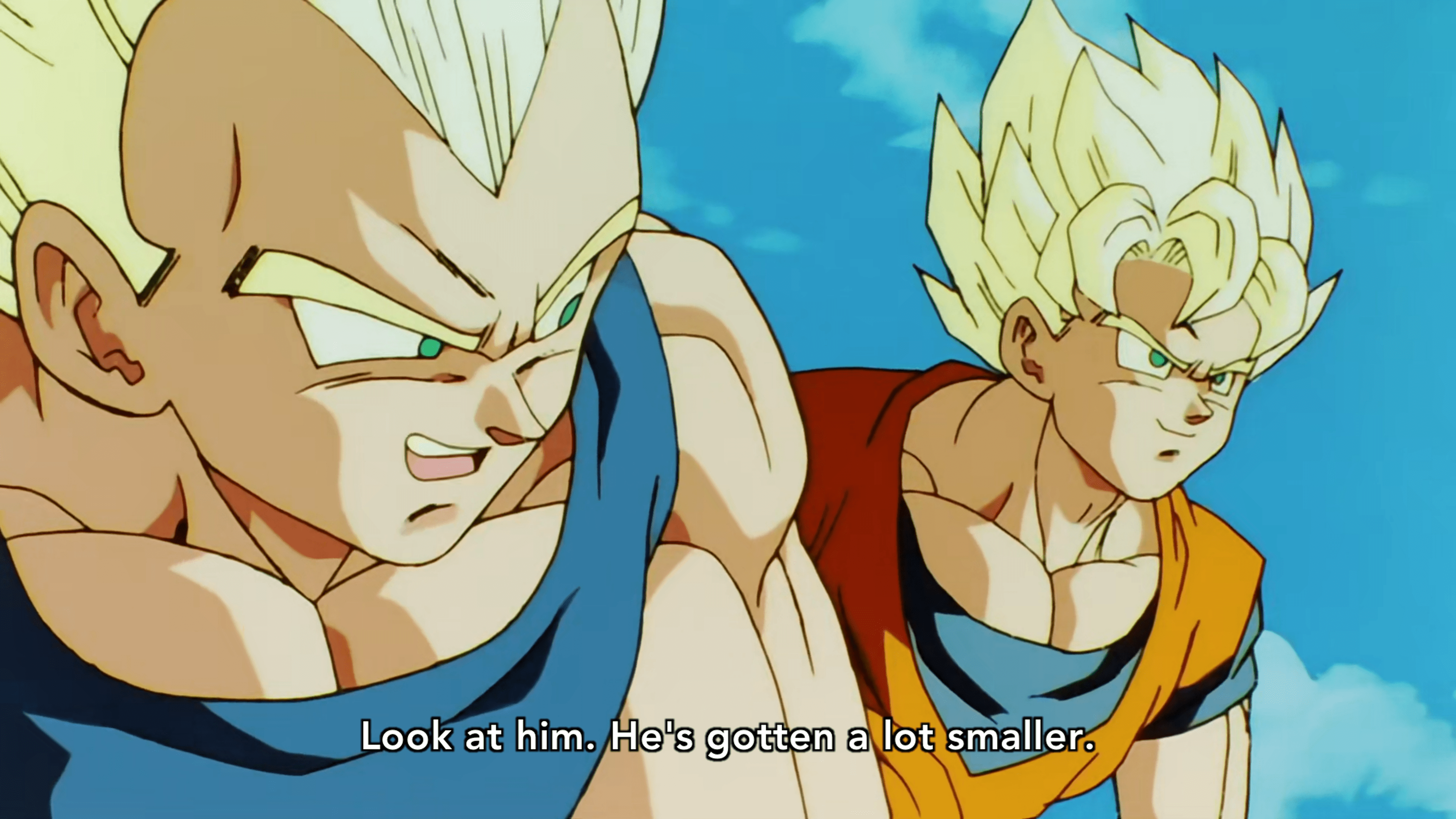 Spoken by Vegeta in Dragon Ball Kai episode 156