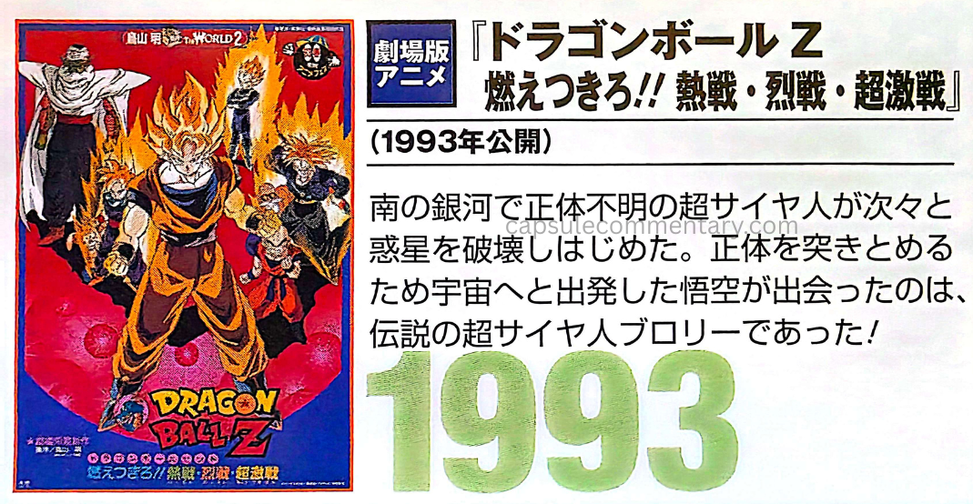 Akira Toriyama: The World of Dragon Ball pamphlet page 26. "In the South Galaxy, an unidentified Super Saiyan begins destroying planet after planet. Setting out into space to uncover the culprit’s identity, Goku encounters the Legendary Super Saiyan, Broly!"