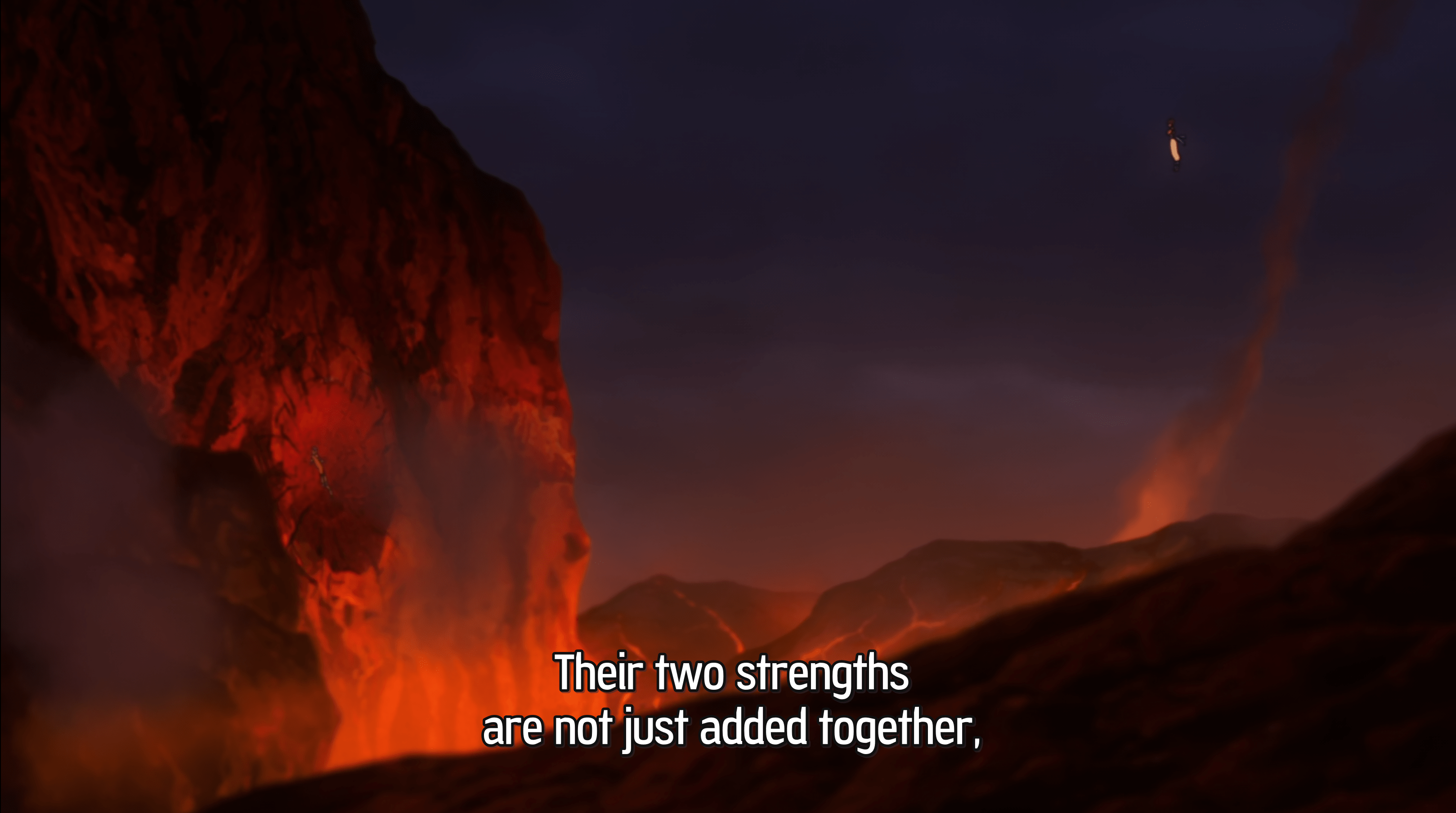 Gogeta speaking to Freeza in Dragon Ball Super: Broly