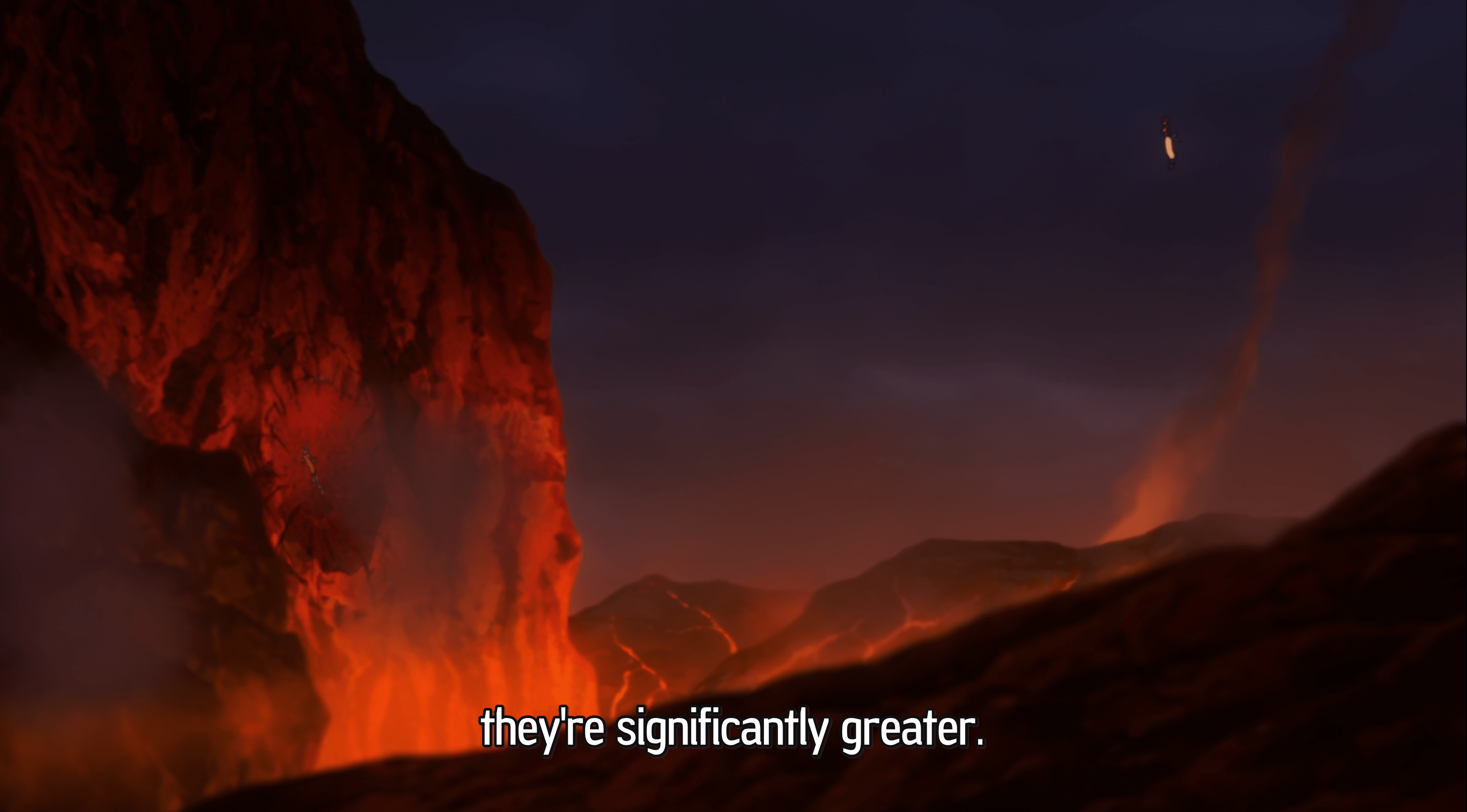 Gogeta speaking to Freeza in Dragon Ball Super: Broly