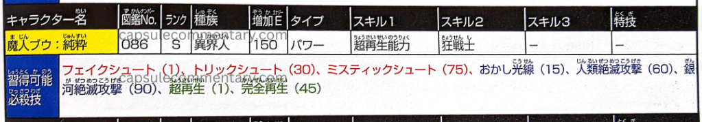 Dragon Ball Fusions Official Game Guide page 143