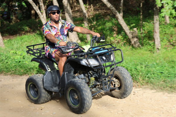 ATV Jungle Tour Roatan with Beach Retreat at Luna Beach Resort