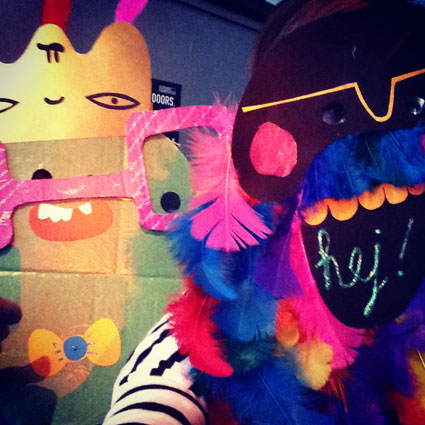 Mask making fun times