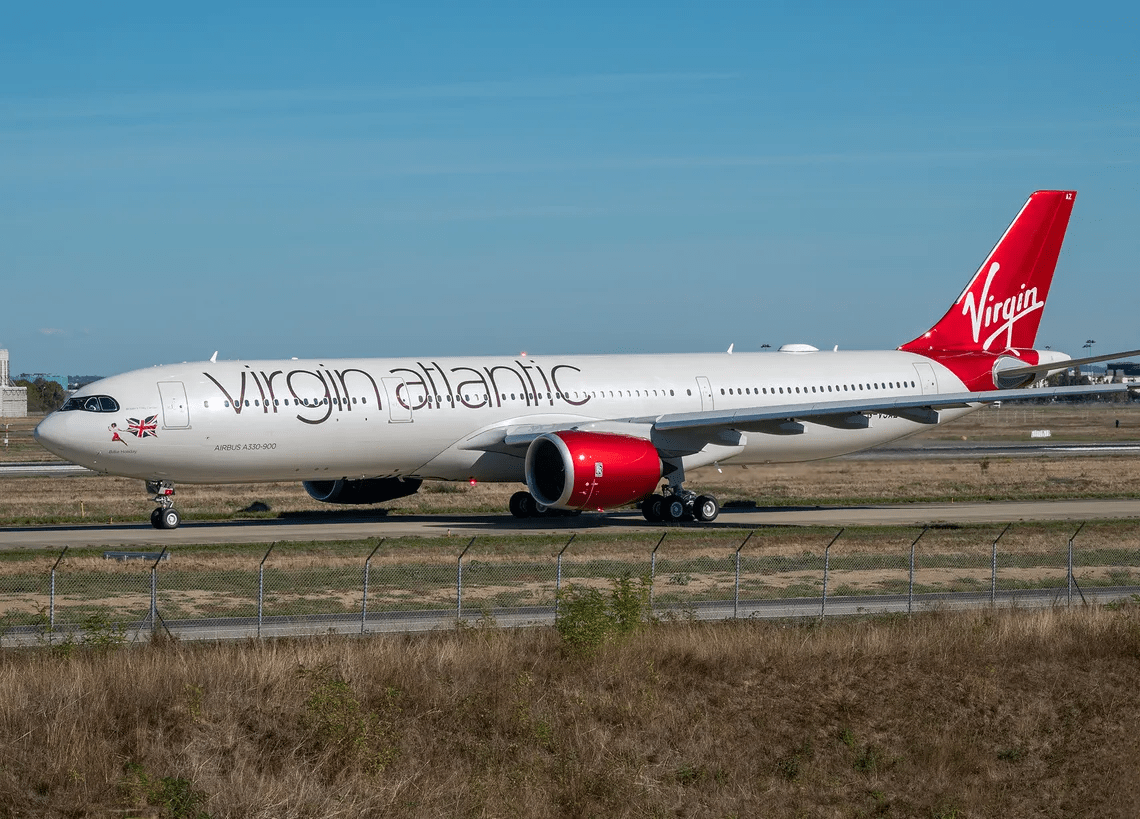 Virgin atlantic shows new a330-900neo