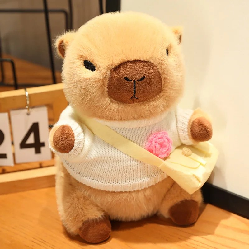 CapyBuddy โ Dress-Up Capybara Plush | Adorable & Customizable Soft Toy - Image 8