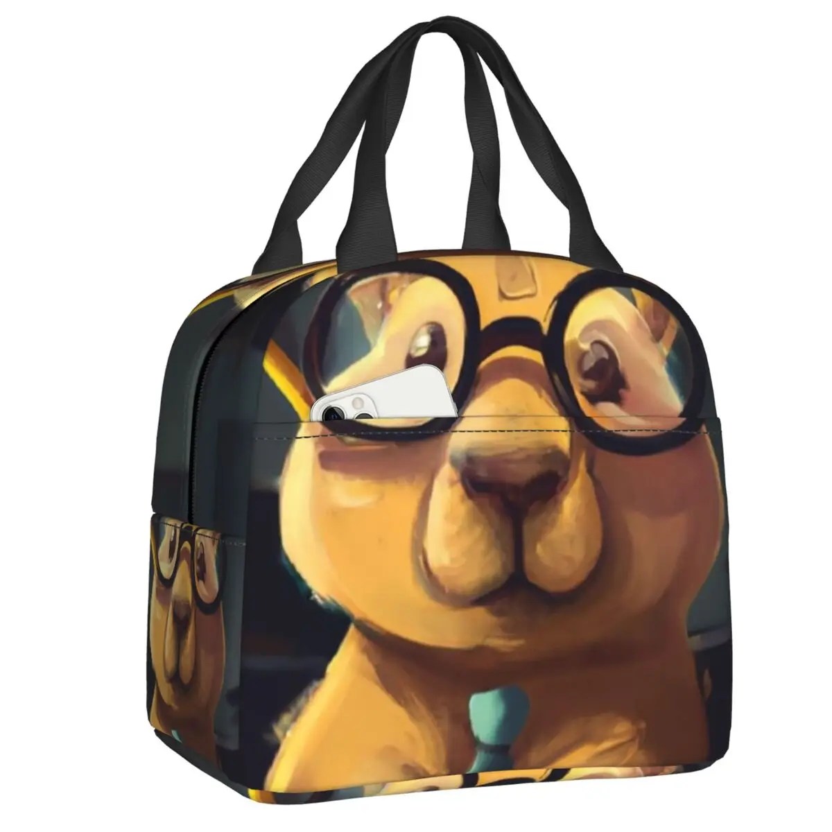 CapyNom – “Anatomy of a Capybara” Thermal Lunch Bag | Funny Insulated Food Tote for Chill Snacks - Image 19