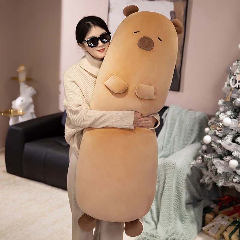 CapyHugger โ XXL Capybara Body Pillow | Ultra-Soft Plush Bolster for Cuddles, Sleep (70โ120cm) - Image 4
