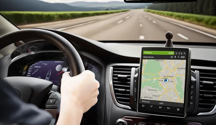 In dash Car navigation app
