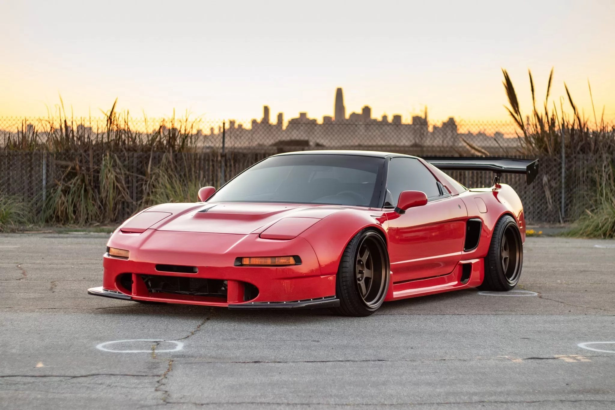 Когда есть чувство стиля: acura nsx с комплектом расширения кузова