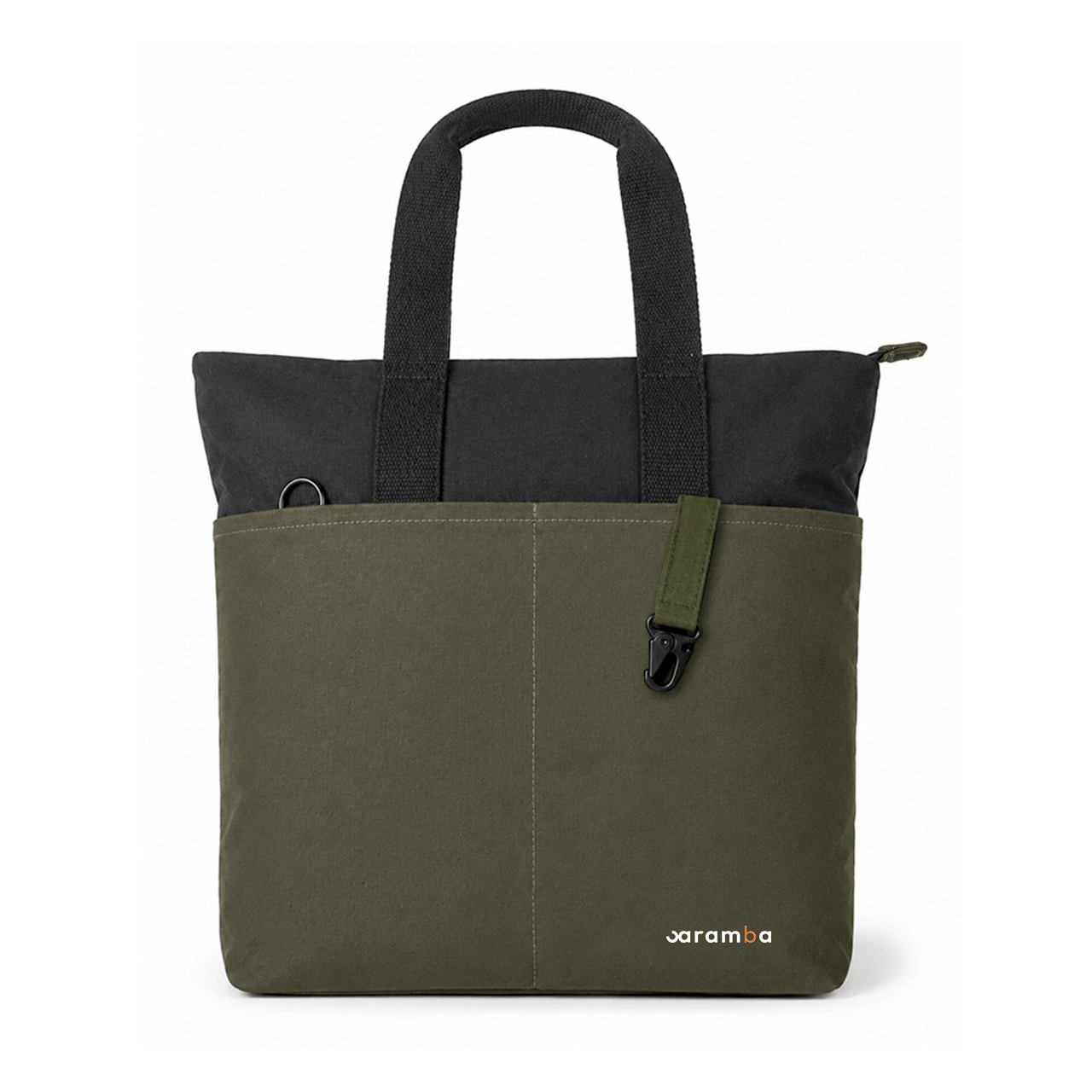 Urban Muse Laptop Tote Bag for Women — Black-Green