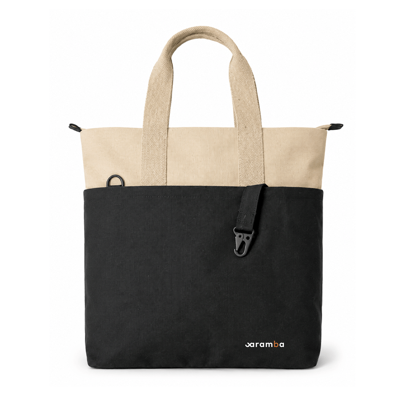 Urban Muse Laptop Tote Bag for Women — Beige-Black