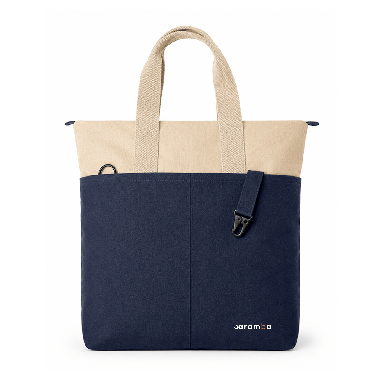 Urban Muse Laptop Tote Bag for Women — Beige-Blue