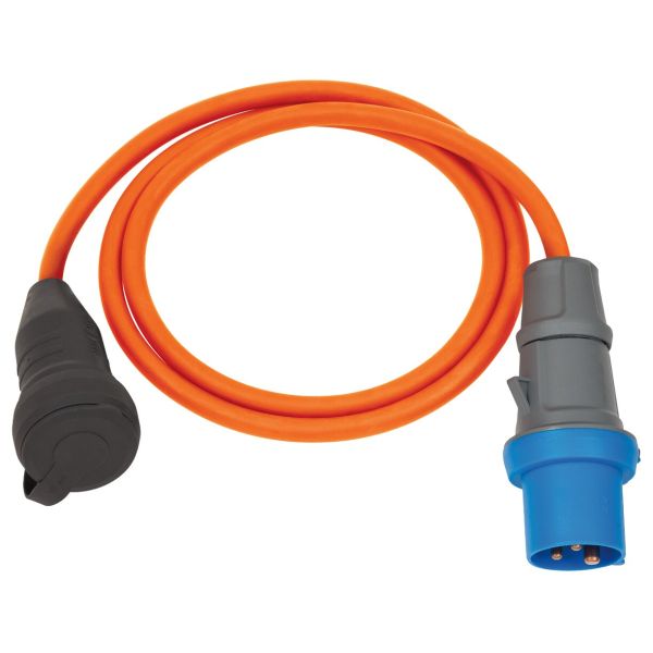 Brennstuhl Adapterkabel Schuko -> CEE 1,5 m