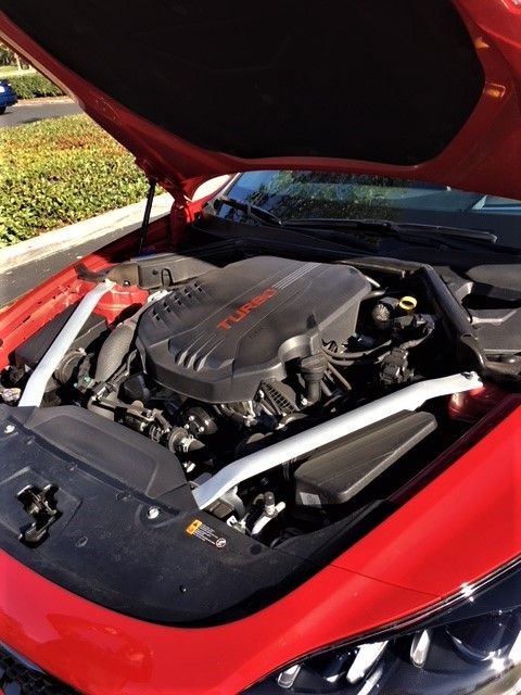 stinger engine bay