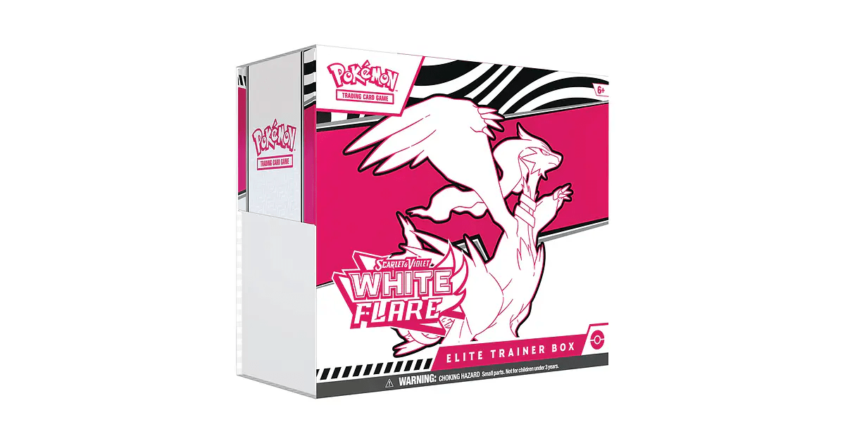 White Flare Elite Trainer Box – SV: White Flare – Cardboard Nerd