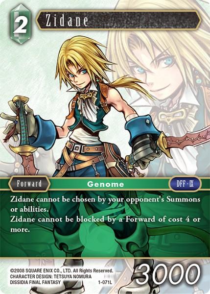 FFTCG ジタン プレミアムカード 1-071L 1-071L Zidane - Card Cavern