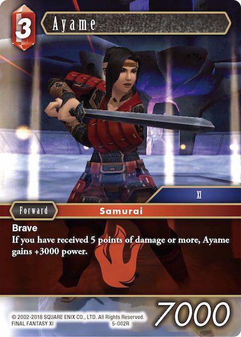 Final Fantasy Opus V Trading Card  5-002