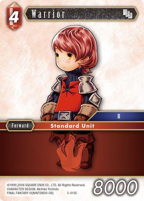 Final Fantasy Opus V Trading Card  5-013