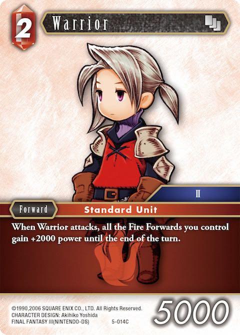 Final Fantasy Opus V Trading Card  5-014