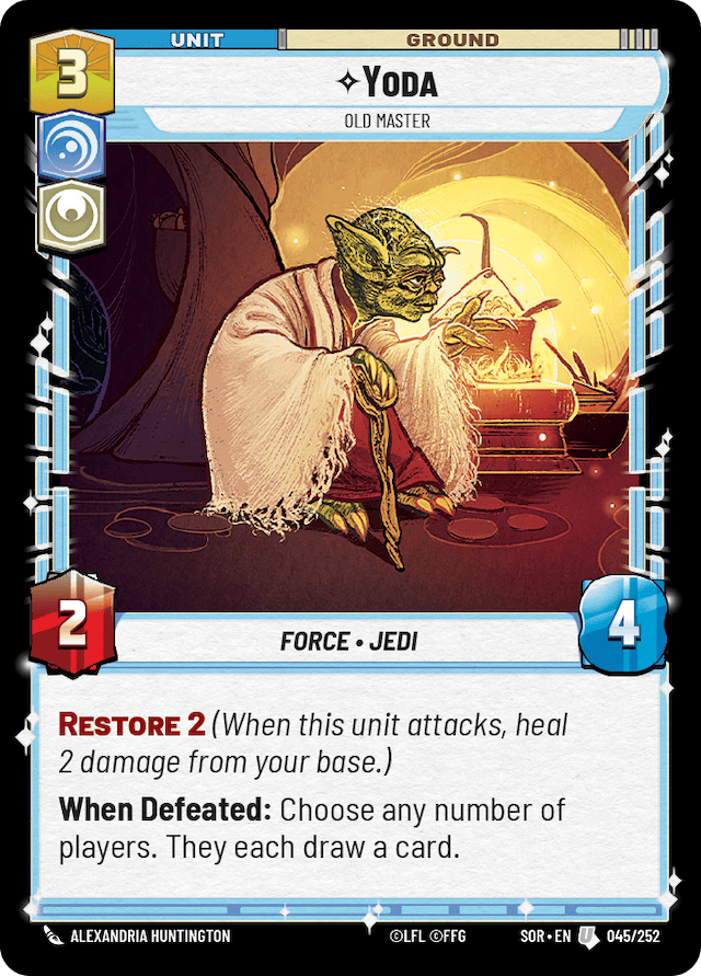 045/252 Yoda, Old Master (Foil)