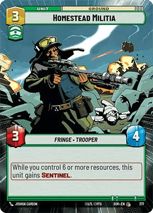 377/252 Homestead Militia (Hyperspace Foil)