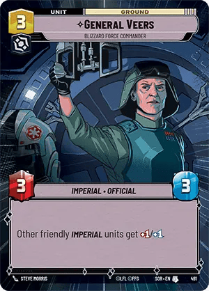 491/252 General Veers, Blizzard Force Commander (Hyperspace)