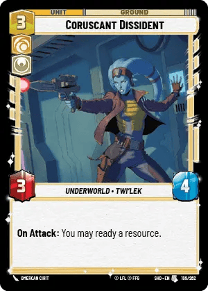 199/262 Coruscant Dissident (Foil)