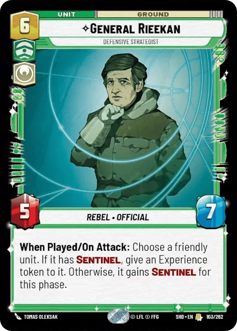 103/262 General Rieekan - Defensive Strategist