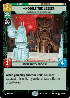 080/257 Poggle the Lesser - Archduke of the Stalgasin Hive (Foil)