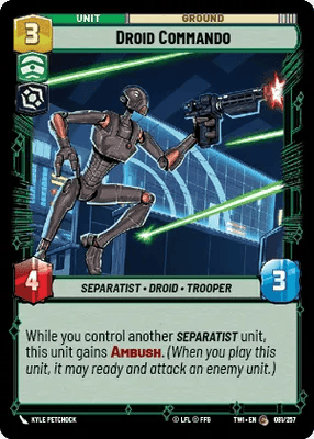 081/257 Droid Commando (Foil)
