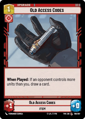 168/257 Old Access Codes (Foil)