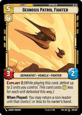 215/257 Geonosis Patrol Fighter
