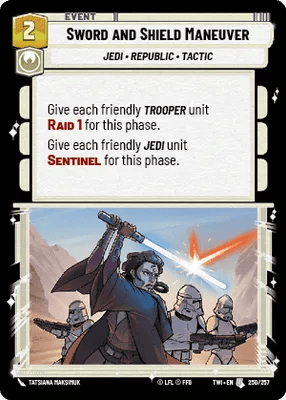 250/257 Sword and Shield Maneuver (Foil)