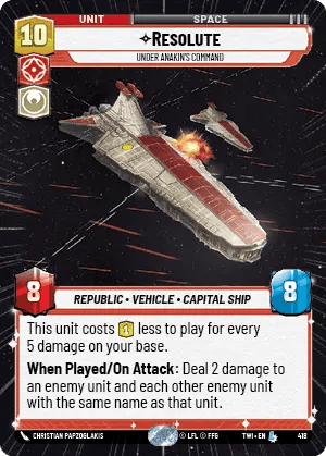 418/257 Resolute - Under Anakin's Command (Hyperspace)