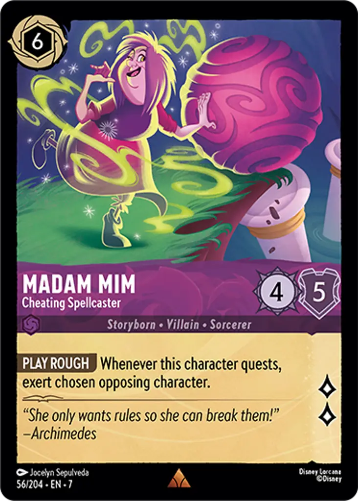 056/204 Madam Mim - Cheating Spellcaster