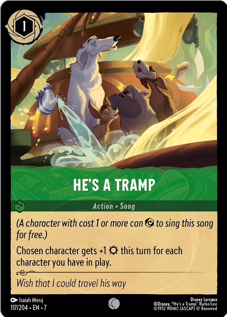 117/204 He's a Tramp (Foil)
