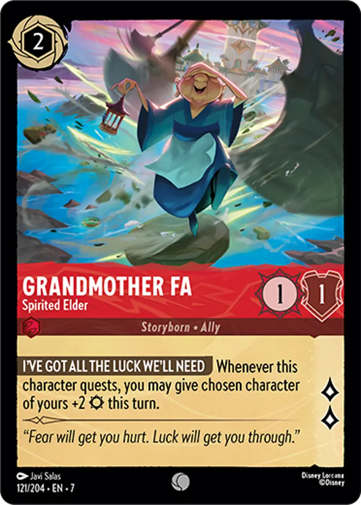 121/204 Grandmother Fa - Spirited Elder (Foil)