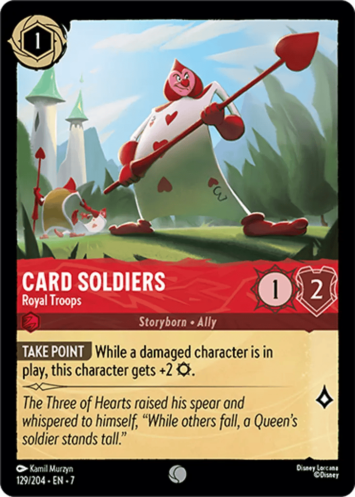 129/204 Card Soldiers - Royal Troops (Foil)