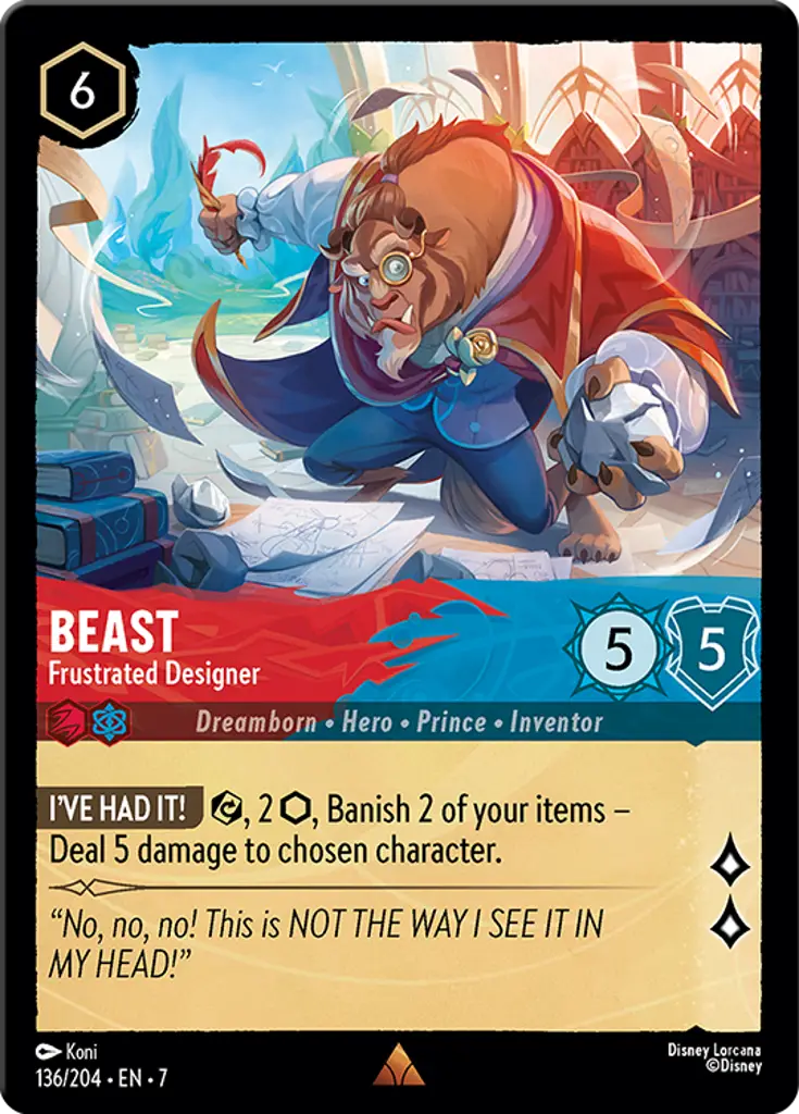 136/204 Beast - Frustrated Designer