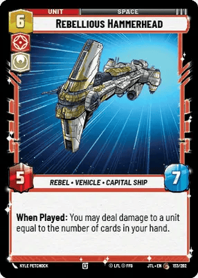 153/262 Rebellious Hammerhead