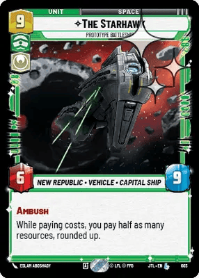 603 The Starhawk Prototype Battleship (Foil)