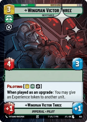 820 Wingman Victor Three Backstabber (Hyperspace Foil)