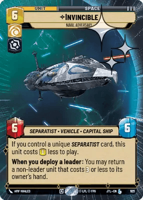 925 Invincible Naval Adversary (Hyperspace Foil)