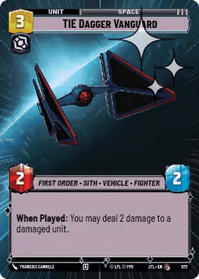 973 TIE Dagger Vanguard (Hyperspace Foil)