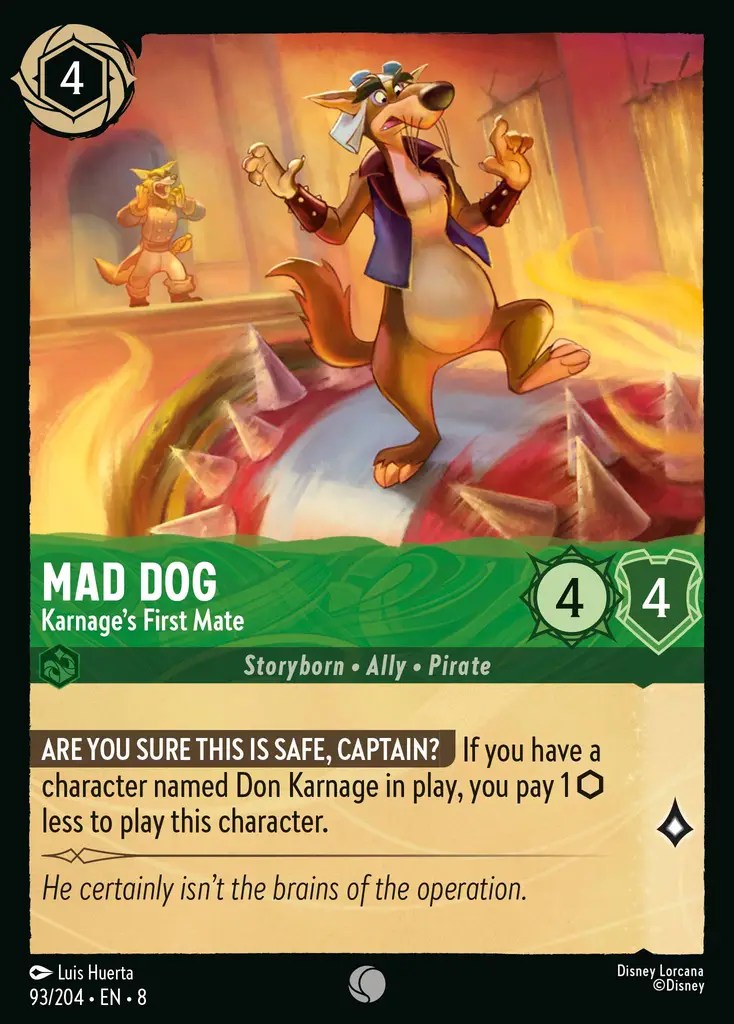 093/204 Mad Dog - Karnage's First Mate