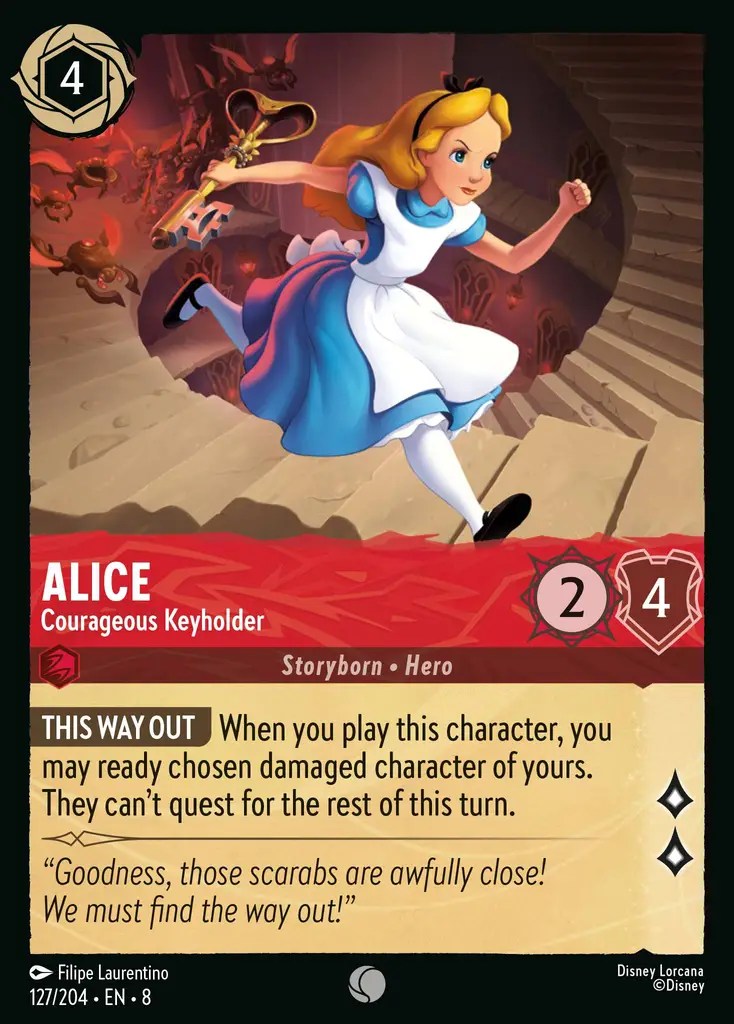 127/204 Alice - Courageous Keyholder (Foil)