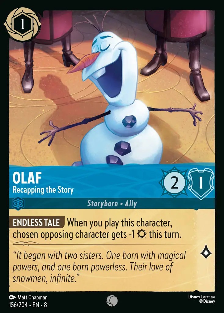 156/204 Olaf - Recapping the Story (Foil)