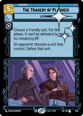 545 The Tragedy of Plagueis (Foil)