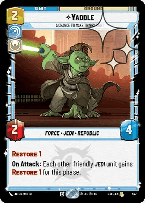 547 Yaddle - A Chance To Make Things Right (Foil)